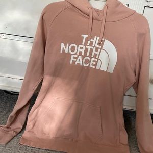 Womens medium north face hoodie pink